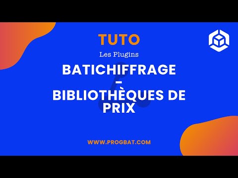 [ProGBat] Acquérir une bibliothèque de prix BATICHIFFRAGE