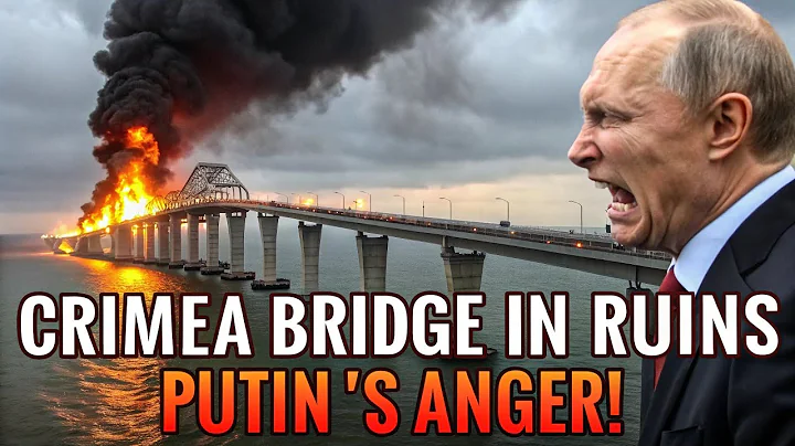 Shocking Footage: Putin Furious After Crimea Bridge Explosion!