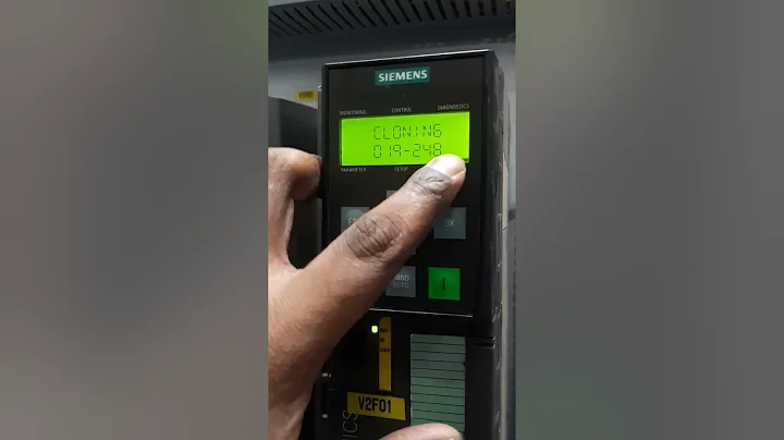 Siemens G120 Parameters Copy Paste With Bop From one drive to another drive.