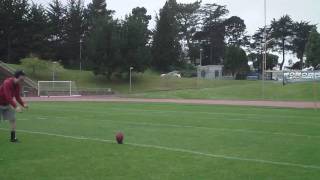 Joe Eskenazi takes a stab at being Joe Nedney's backup on the 49ers