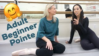 Pointe Shoe Fitting for Adult Beginner Dancers