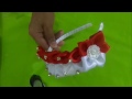 TUTORIAL TIARA COM PÉTALAS DE FLOR DE FITA BY CIDA REIS