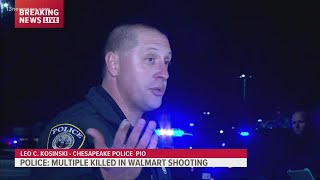 Chesapeake police give update on Walmart mass shooting
