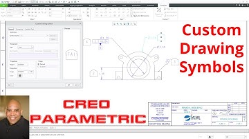 Creo Parametric - Drawings - How to Create Custom Symbols
