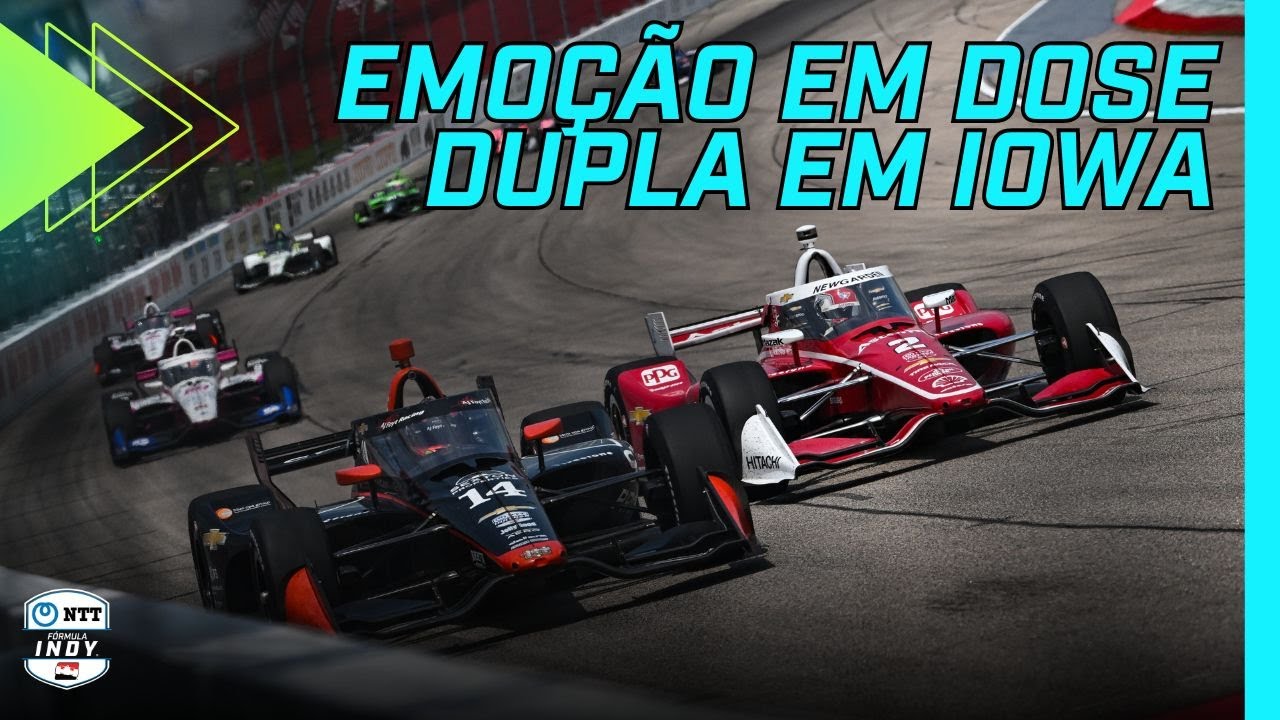 RODADA DUPLA DE IOWA DA FÓRMULA INDY [MELHORES MOMENTOS] - YouTube