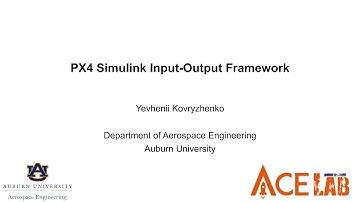 PX4 SIMULINK I/O Framework 2: Communication