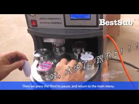 How to use auto badge making machine from BestSub