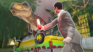 JURASSIC PARK SURVIVAL?! - Garry's Mod Gameplay - Gmod Dinosaur Survival