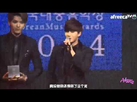 【Always2中字】140228 KMA大賞 Netizen Award EXO (中字)