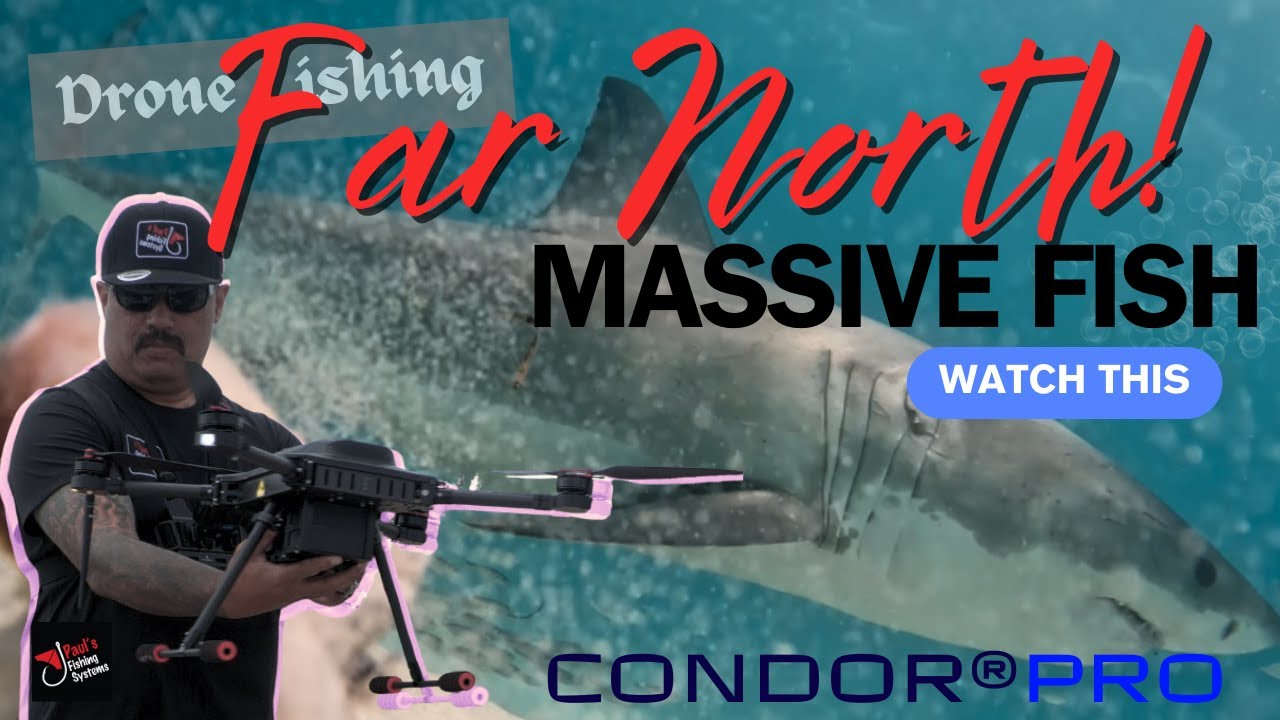 Far North NZ Drone Fishing - AEE Condor PRO Fishing Drone - Great
