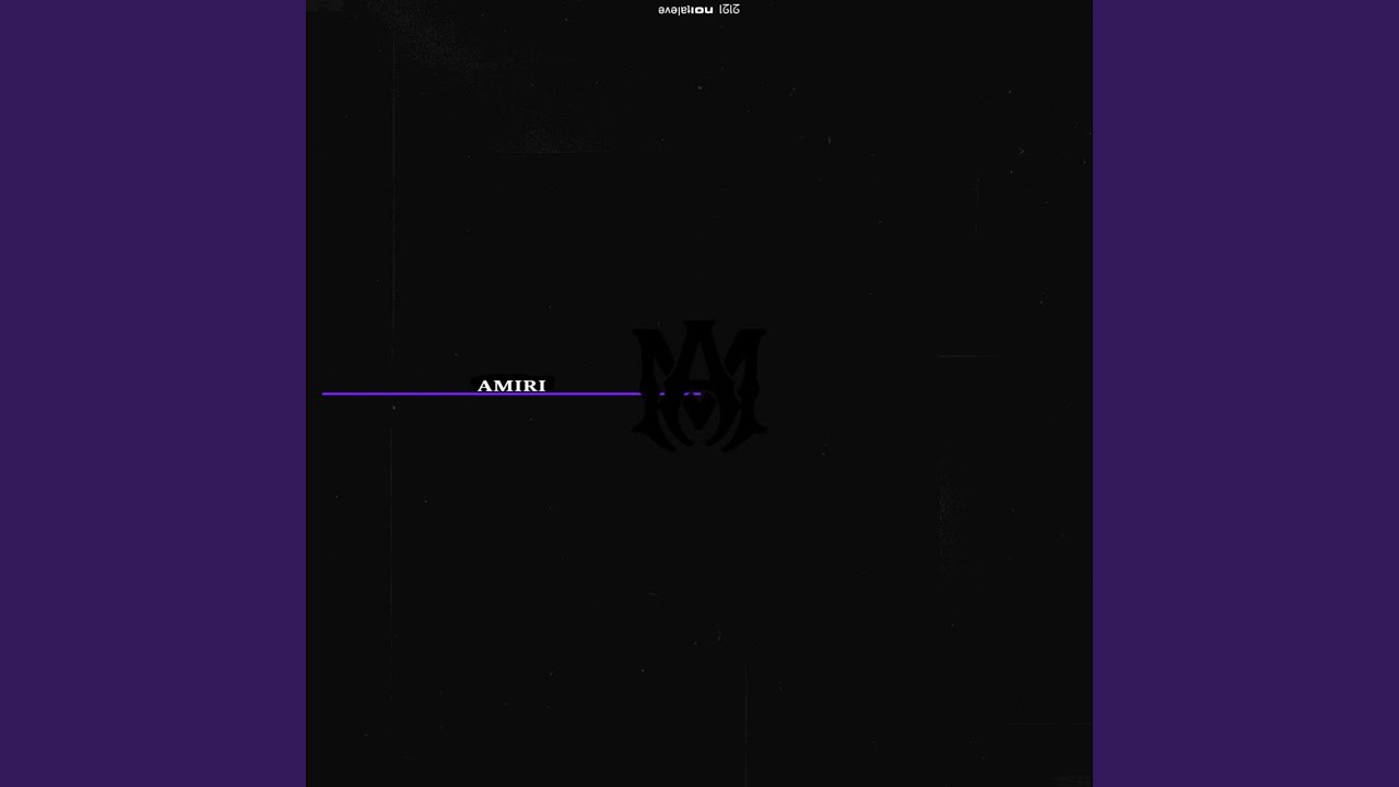 Watch AMIRI on YouTube Watch AMIRI on YouTube