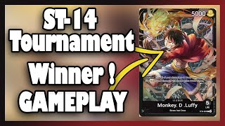 ST14 Tournament Winner Gameplay!  - One Piece Card Game