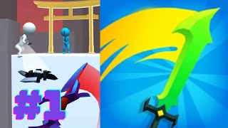 Sword Play! Ninja Slice Runner 3D - Gameplay Part 1 All Levels 1-35 (Android, İos) screenshot 3