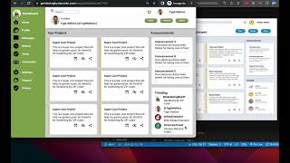 Grid Dashboard Project from The Odin Project