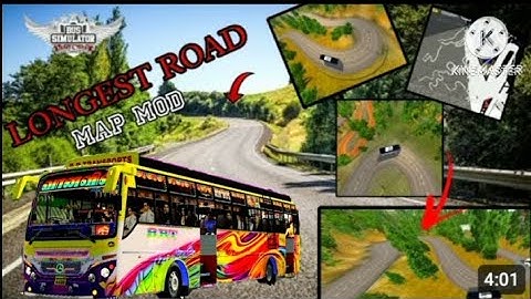 Map Mod Bussid 3.7 - New Longest Map Mod For Bus Simulator Indonesia || Map_Mod_Bussid |Bussimulator
