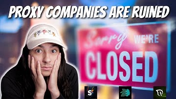 🔴Sneaker proxy companies are dead - Stop getting scammed