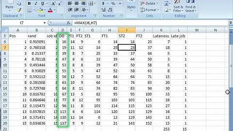 Sequencing two station flow shop