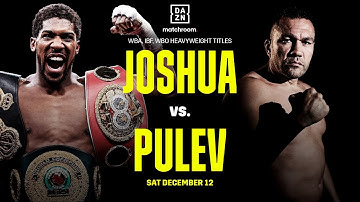 CONFIRMED: Anthony Joshua vs. Kubrat Pulev