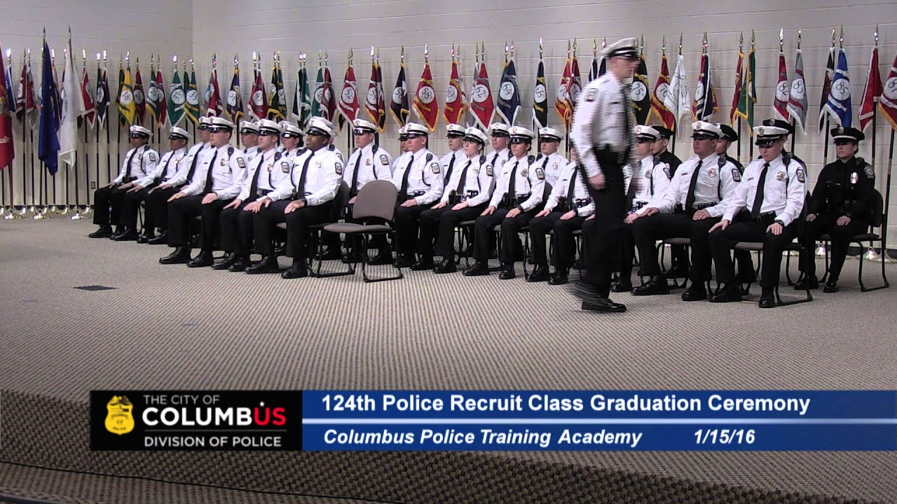 Columbus Police 124th Recruit Class Graduation Ceremony YouTube