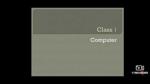 Class-1, Subject-Computer, Video-26, Chapter-6 & 7, Revision,  Part-4 by Mrs Sunidhi