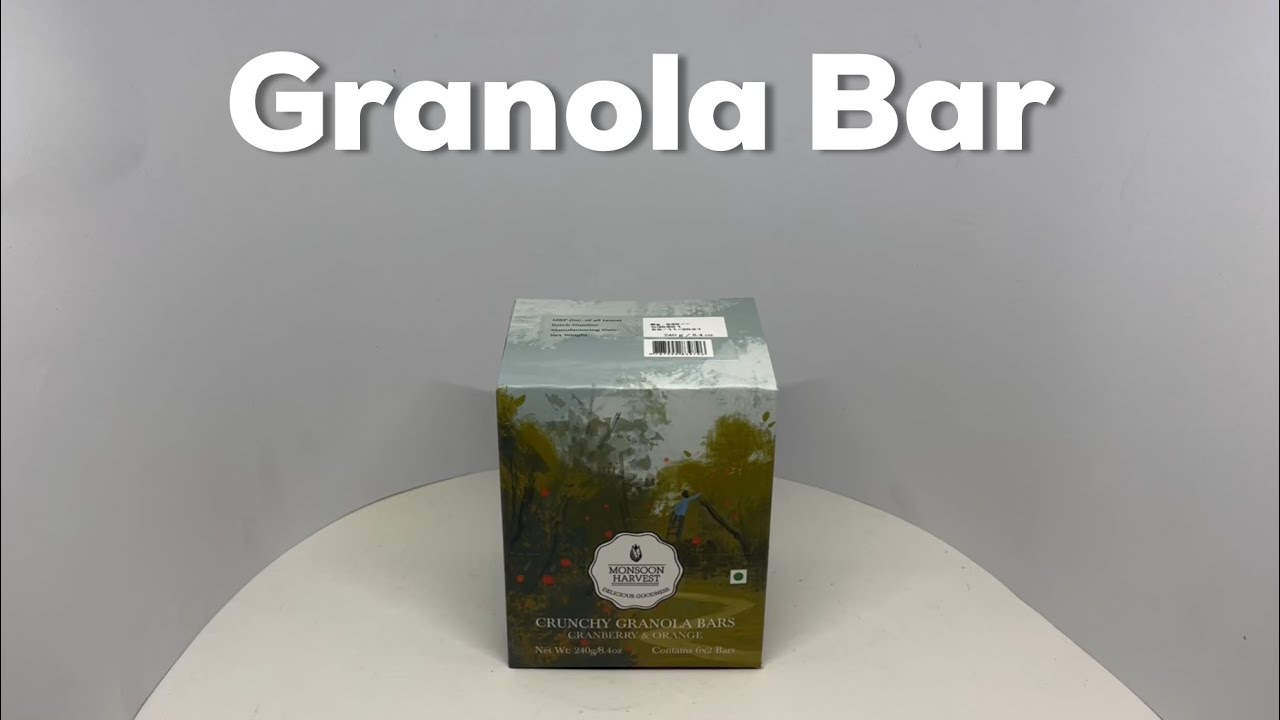 Monsoon Harvest Crunchy Granola Bars