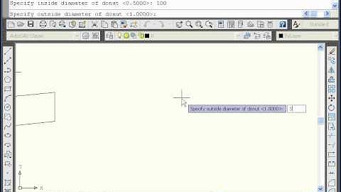 AutoCAD Donut command