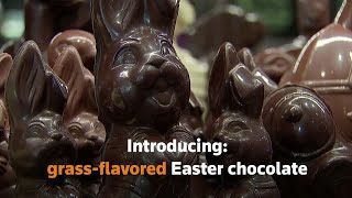 Belgian chocolatier banks on grass-flavored bunnies