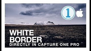Add white border when exporting from Capture One Pro