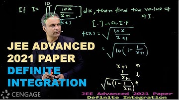 Crack JEE| Solve #Maths equations with #Cengage|JEE Advanced 2021 Definite Integration Part II