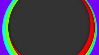 Colorful Circle Frames on Gray - HD Video Background Loop