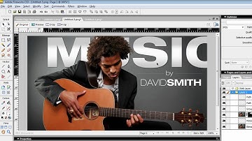 The Magazine Cover Graphic, Masking Effect - in Adobe Fireworks