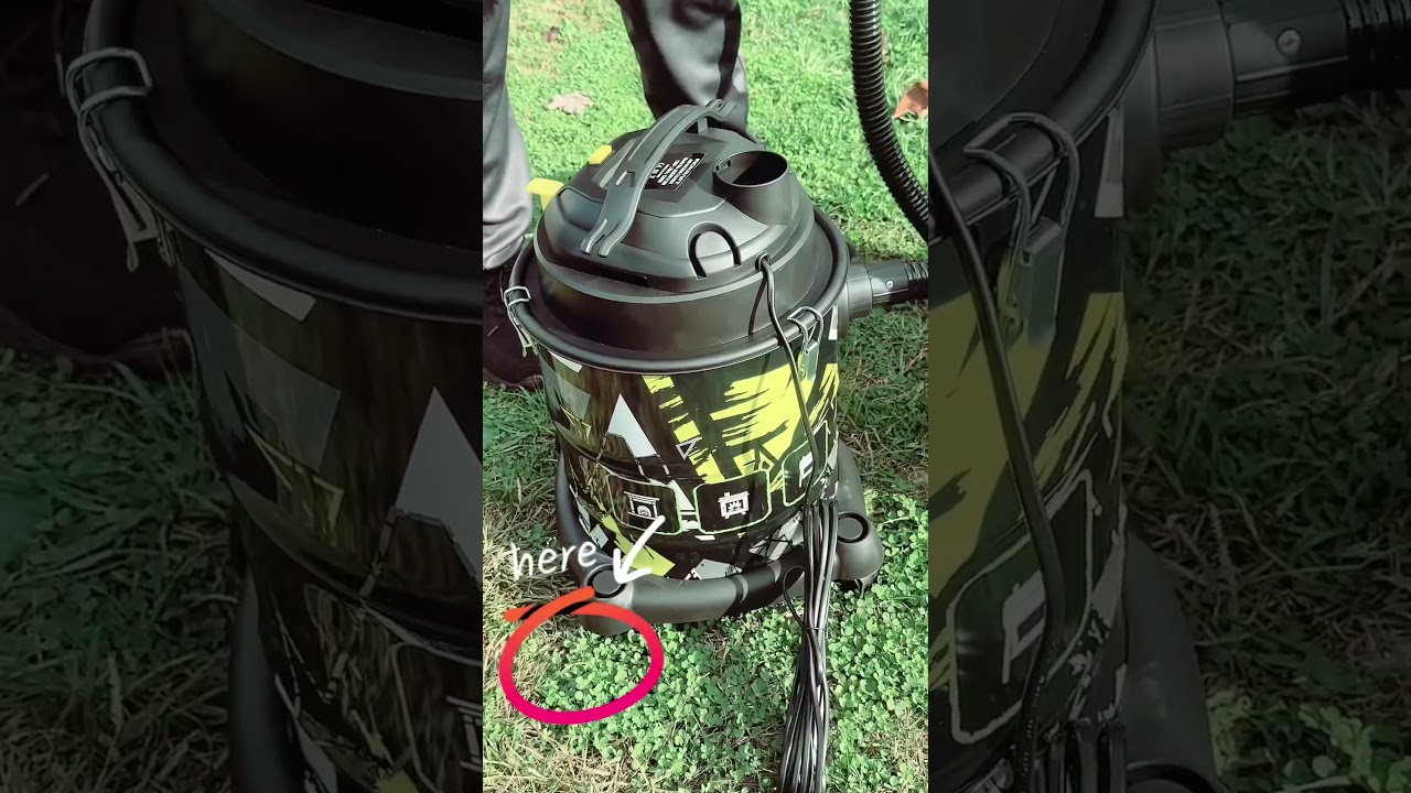 Powerful 1200W Ash Vacuum with HEPA Filter