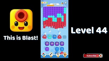 This is Blast Level 44 Walkthrough | Powerful Puzzle Blast Game 💥 | Go Answer
