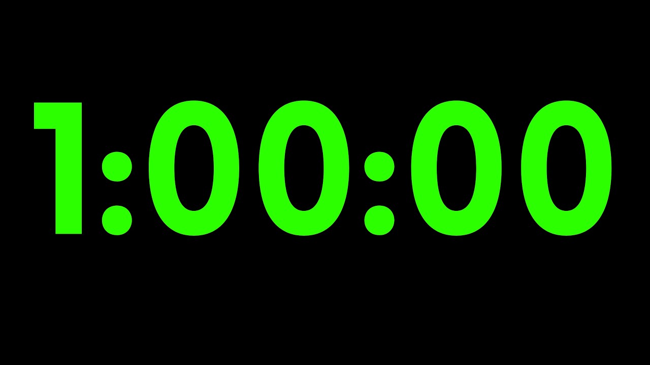 1 Hour Timer Silent Focus