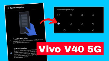 Vivo V40 Back Button Setting ( Gesture Navigation ) #vivo