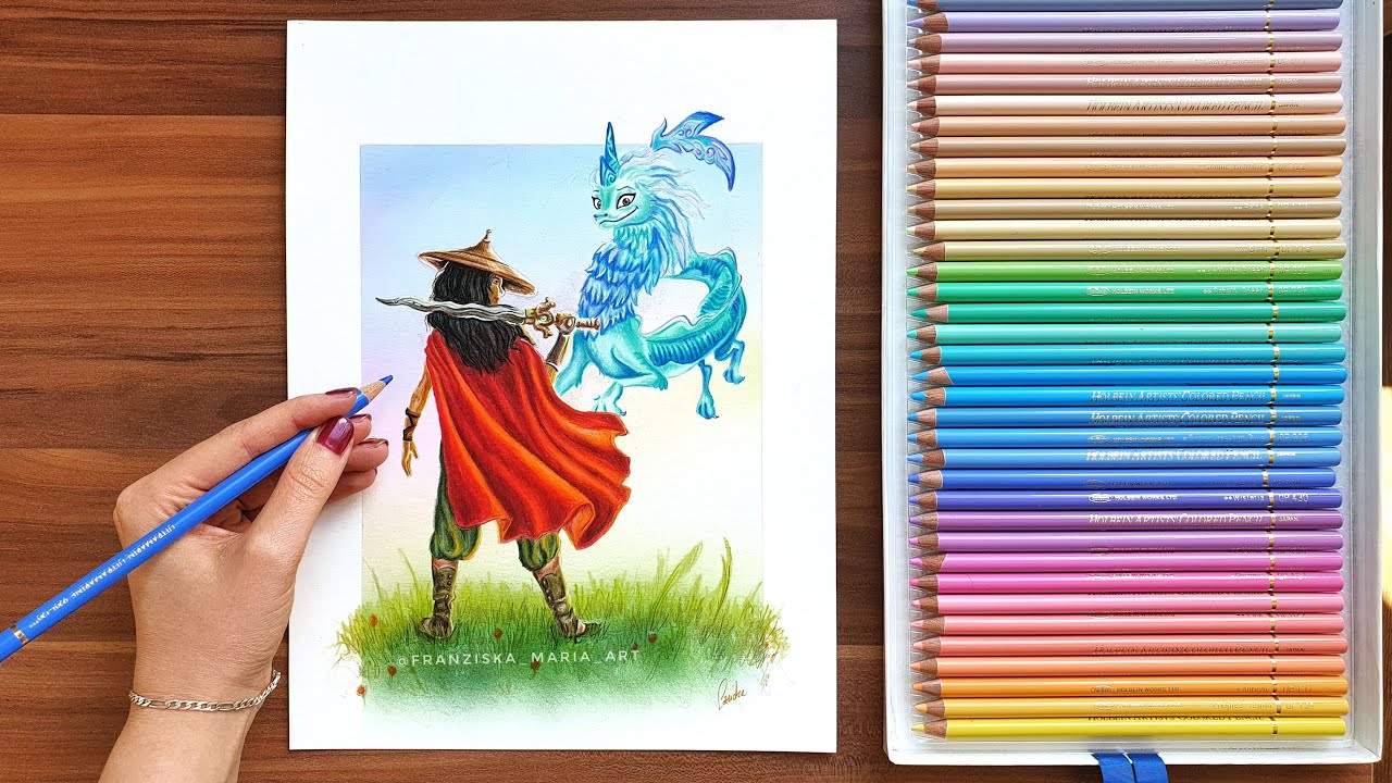 Raya and the last dragon drawing (Disney) / Full drawing process ...