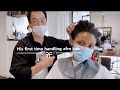 BLACK GIRL CUTS 4C NATURAL HAIR IN JAPAN |THREE YEARS NATURAL ||Princess Minatei