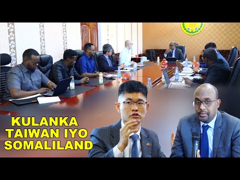 U jeedka kulan dhex maray Wasaaradda Isgaadhsiinta Somaliland iyo Taiwan.