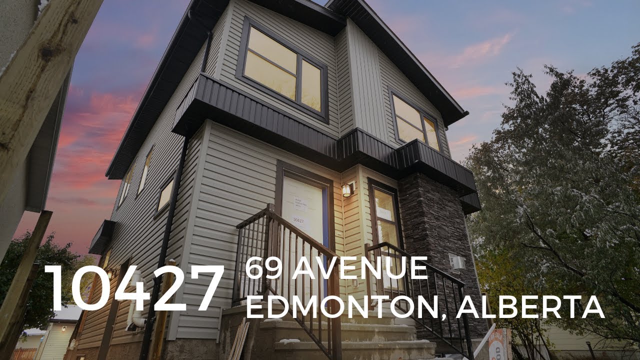 Allendale, Edmonton Infill homes for sale YouTube