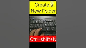 How to create a new folder #msword #shortvideo #tech #computer #trending #viral #shorts #short