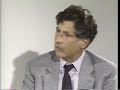 When edward said met benjamin netanyahu