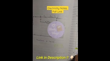 Class 10 Electricity Handwritten Notes for Boards #shorts #pw #notes #ytshorts #class10