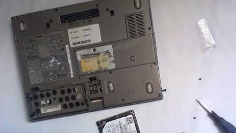 Dell latitude d630 | replace hard Drive