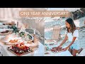 LUXURY PICNIC VLOG | one year anniversary, charcuterie, and setup routine