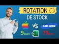 Rotation des stocks  calcul et exemples sur excel couverture de stock