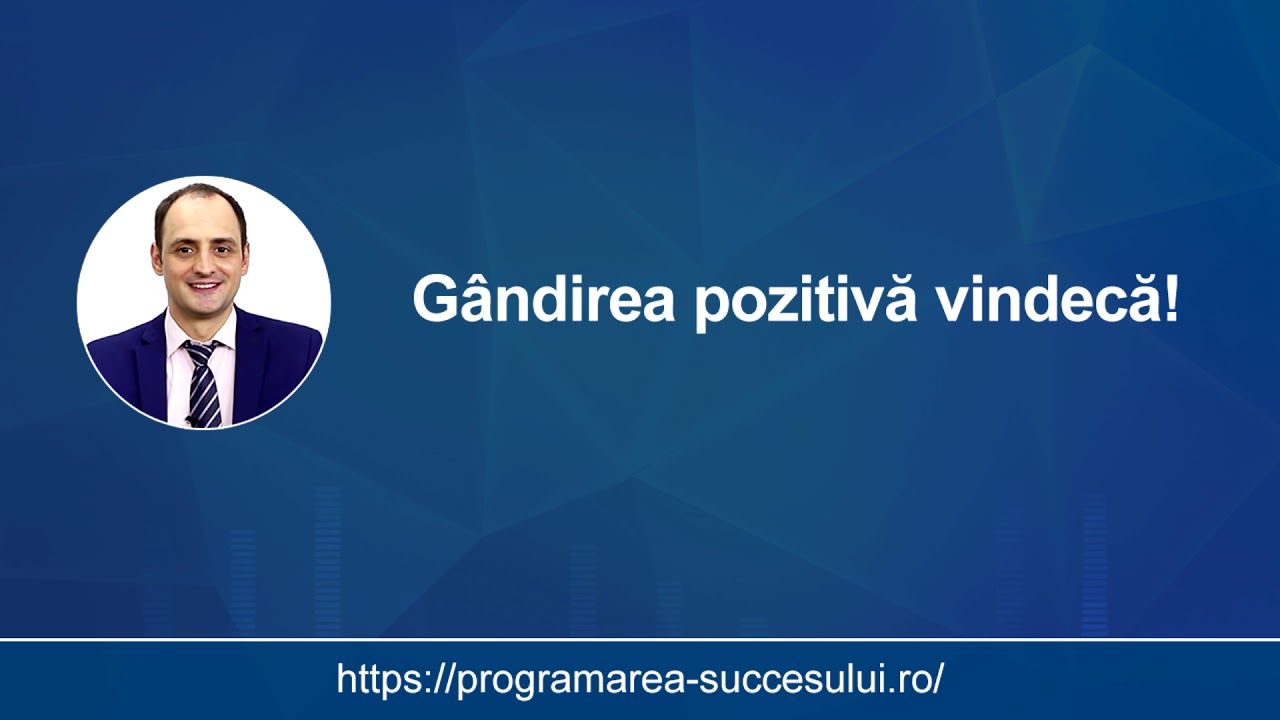 Gandirea pozitiva vindeca
