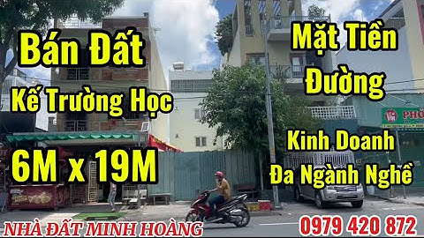 Mặt Tiền Đường 114m2 Kế Bên Trường Học - Kinh Doanh - Tái Định Cư Quận 5