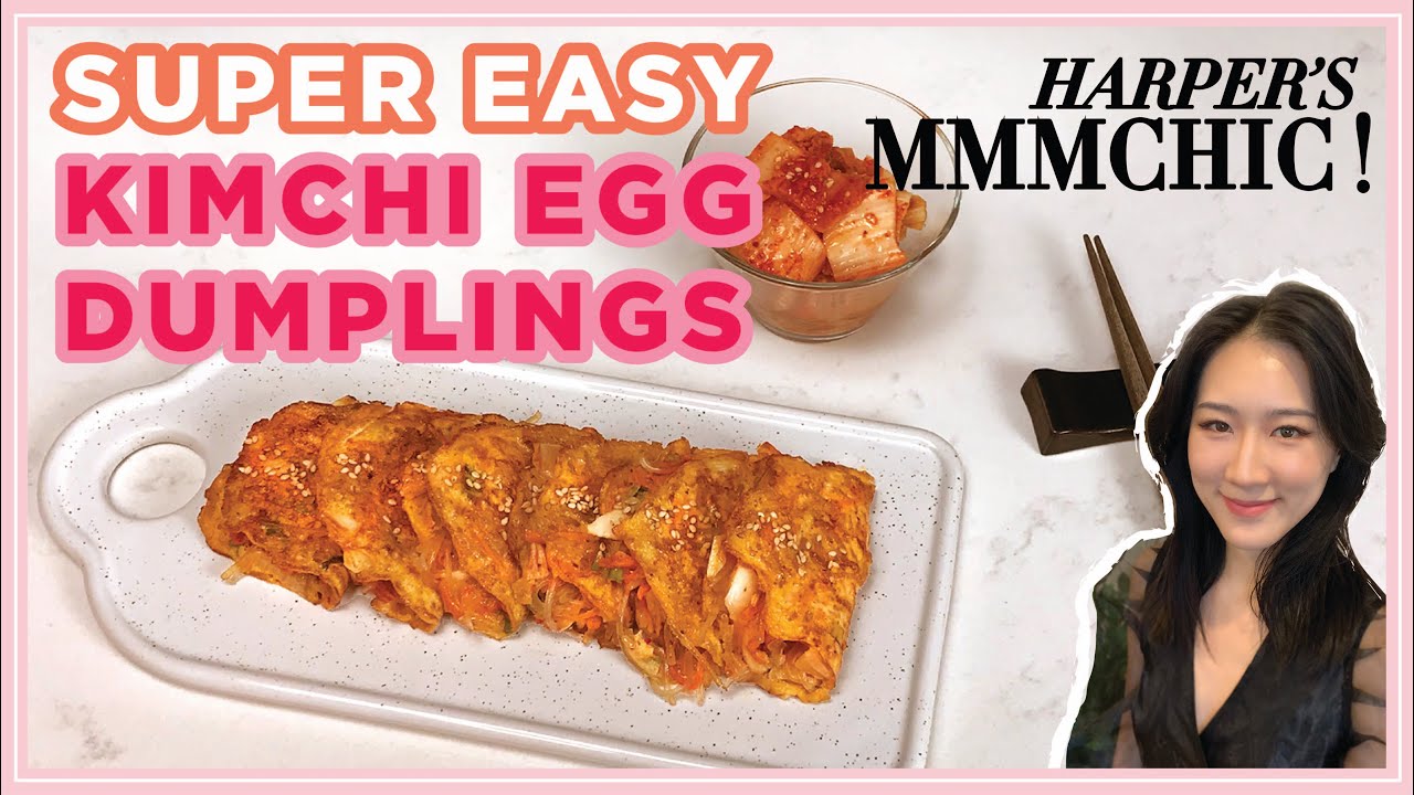 How To Make Egg Dumplings With Kimchi (No Flour or Dumpling Wrapper!)