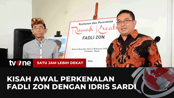 Begini Cerita Awal Pertemuan Idris Sardi Fadli Zon dengan Idris Sardi, Sang Maestro Biola | tvOne