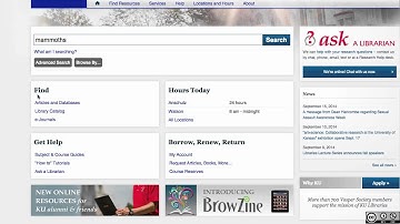 Getting to Know KU Libraries